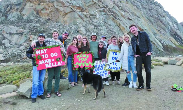 Air Force Veteran Jake Eyre’s<br>Walk Across America Ends in Morro Bay